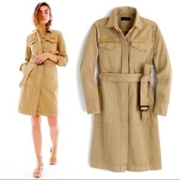 J.crew Belted Chino Dress - Picture 4 of 13